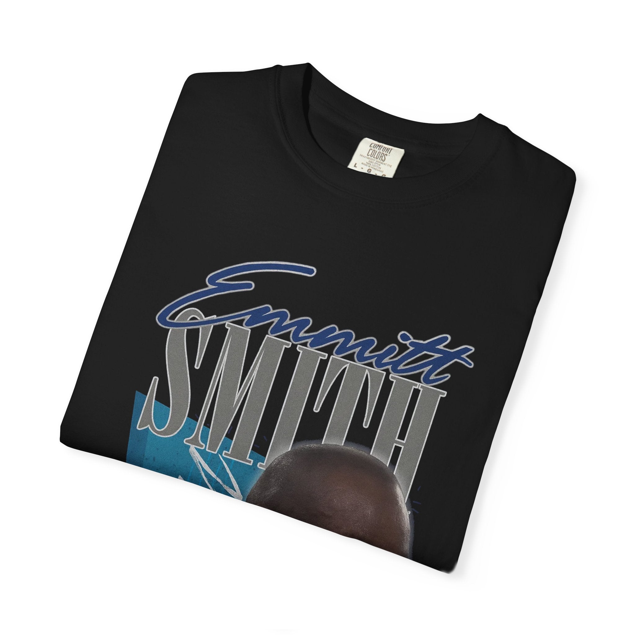 Vintage Smith 22 Football Shirt Retro Blue & Silver Bootleg Style Graphic Tee