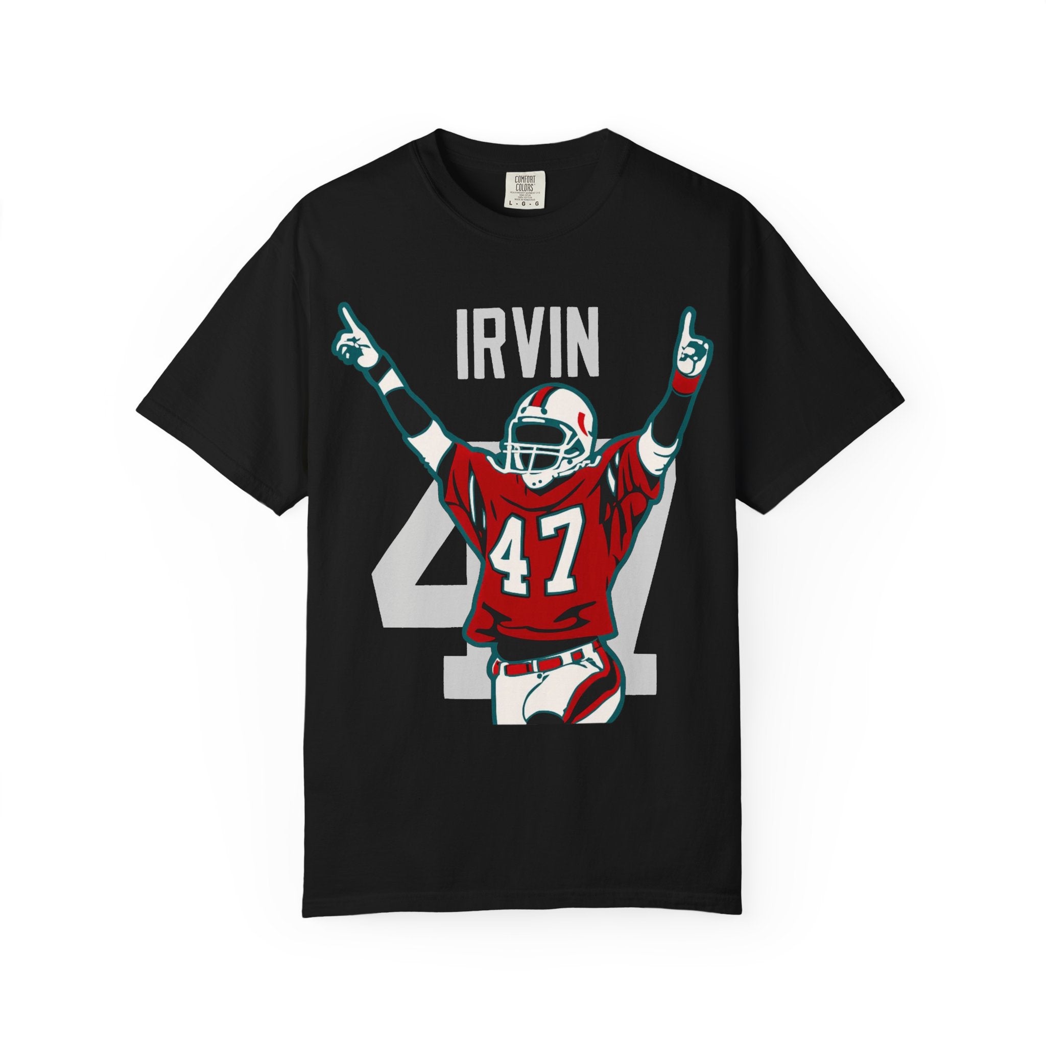 Vintage Miami 47 Football Shirt Retro Irvin-Inspired Hurricanes Tee, Throwback College Graphic