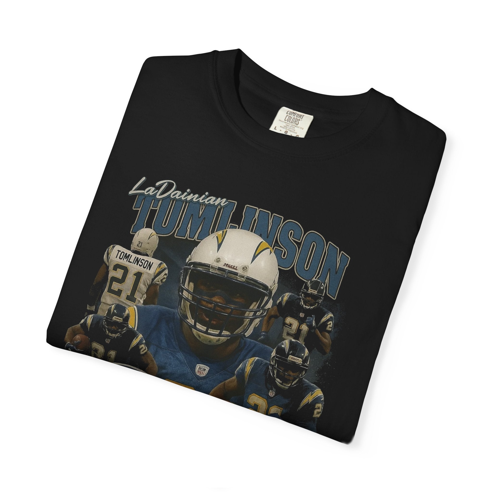 LaDainian Tomlinson Bootleg Tee | Vintage 90s Style Chargers Shirt | Retro Football Graphic Unisex