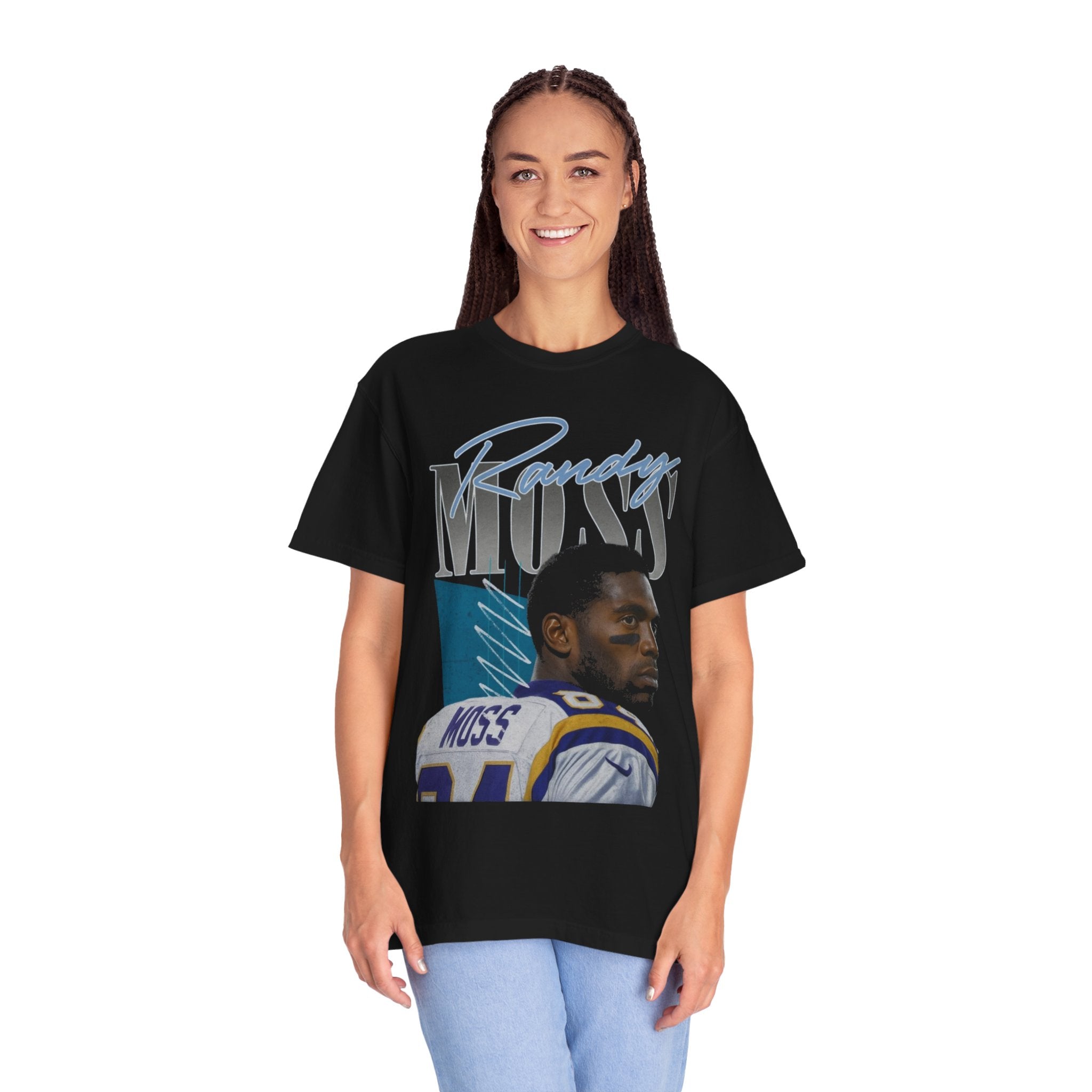 Randy Moss Retro Pop Art, Vintage Minnesota Football Artwork T-Shirt