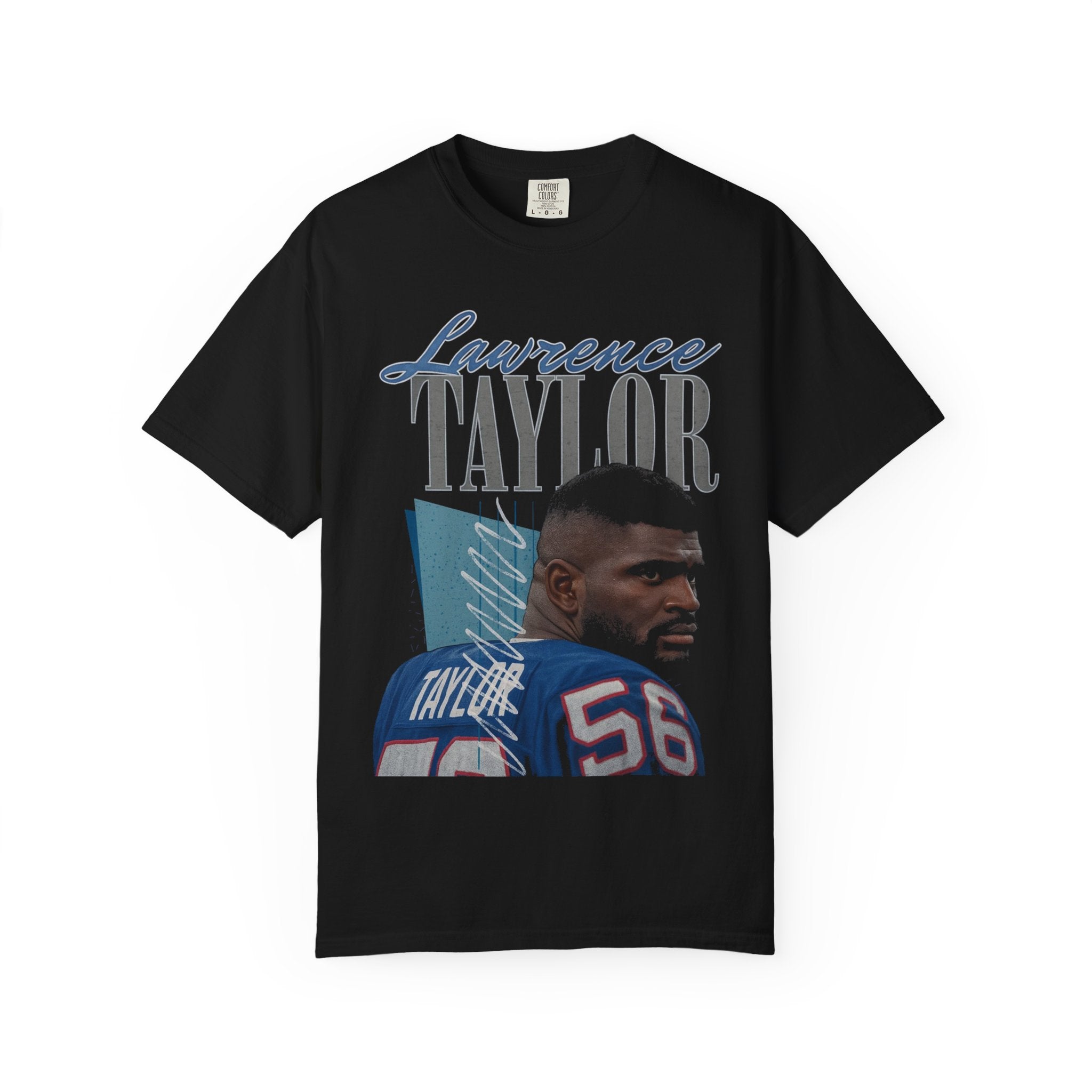 Vintage Lawrence Taylor Retro Football Tee | Distressed Sports Graphic Shirt | Bold Throwback Fan Apparel