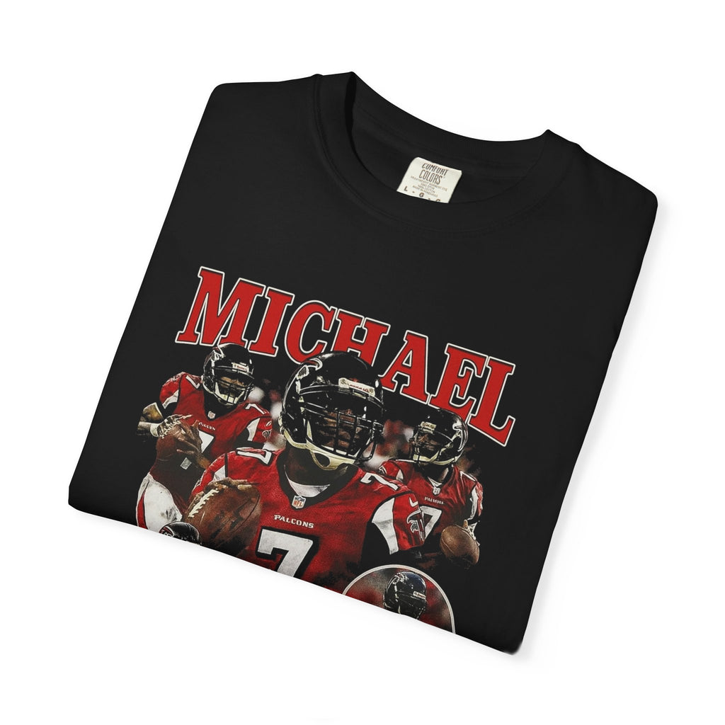 Michael Vick Bootleg Tee | Vintage 90s Style Atlanta Falcons Shirt | Retro Football Graphic